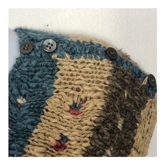 Liz Claiborne Vintage Linen Cotton Sleeveless V-Neck Sweater Size Large - Picture 13 of 16